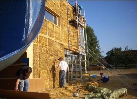 Chantier d'écoconstruction